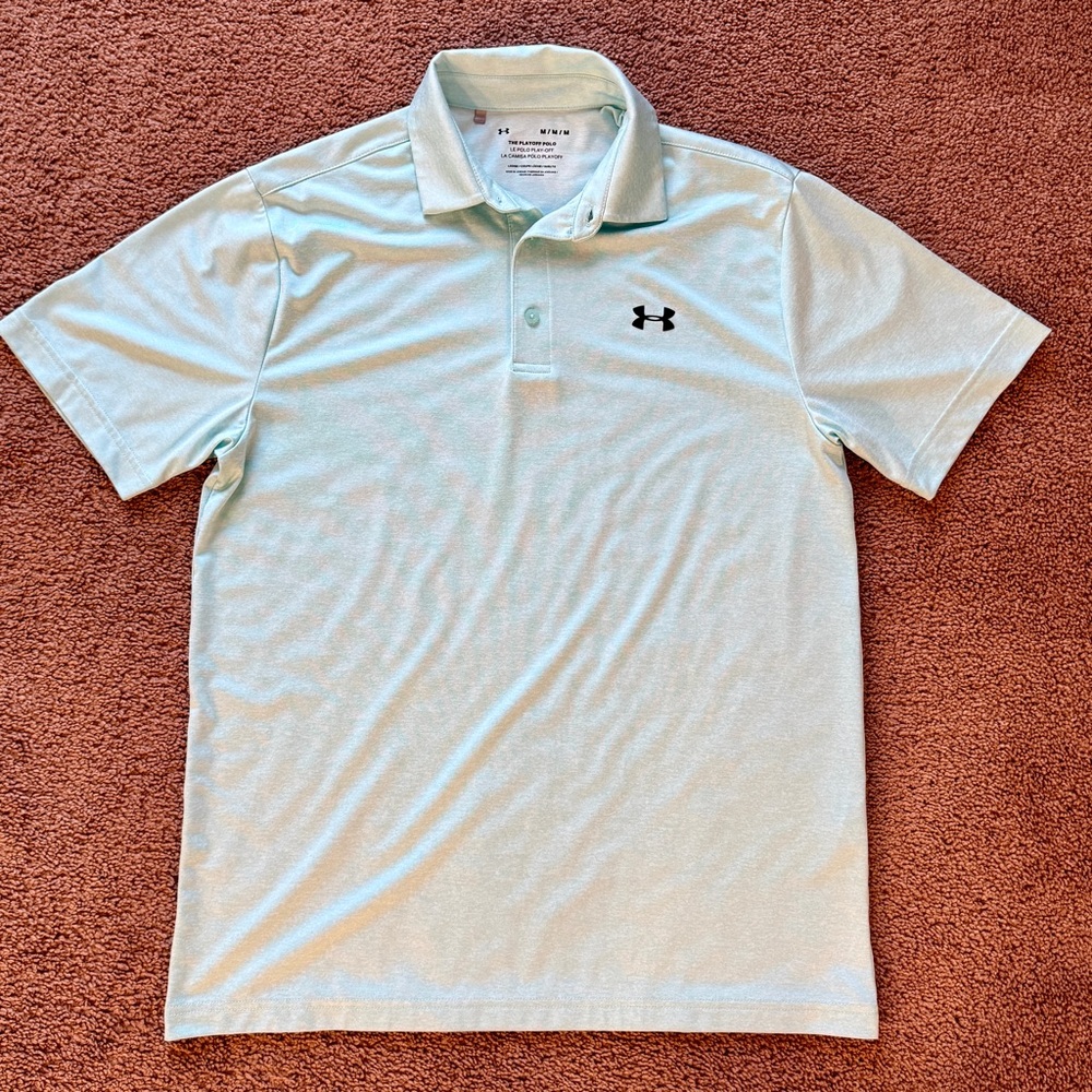 Under Armour Men's Aqua Polo Shirt